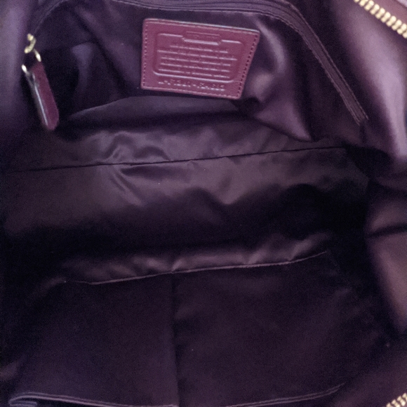 ✨COACH✨Burgundy Satchel - Picture 6 of 11